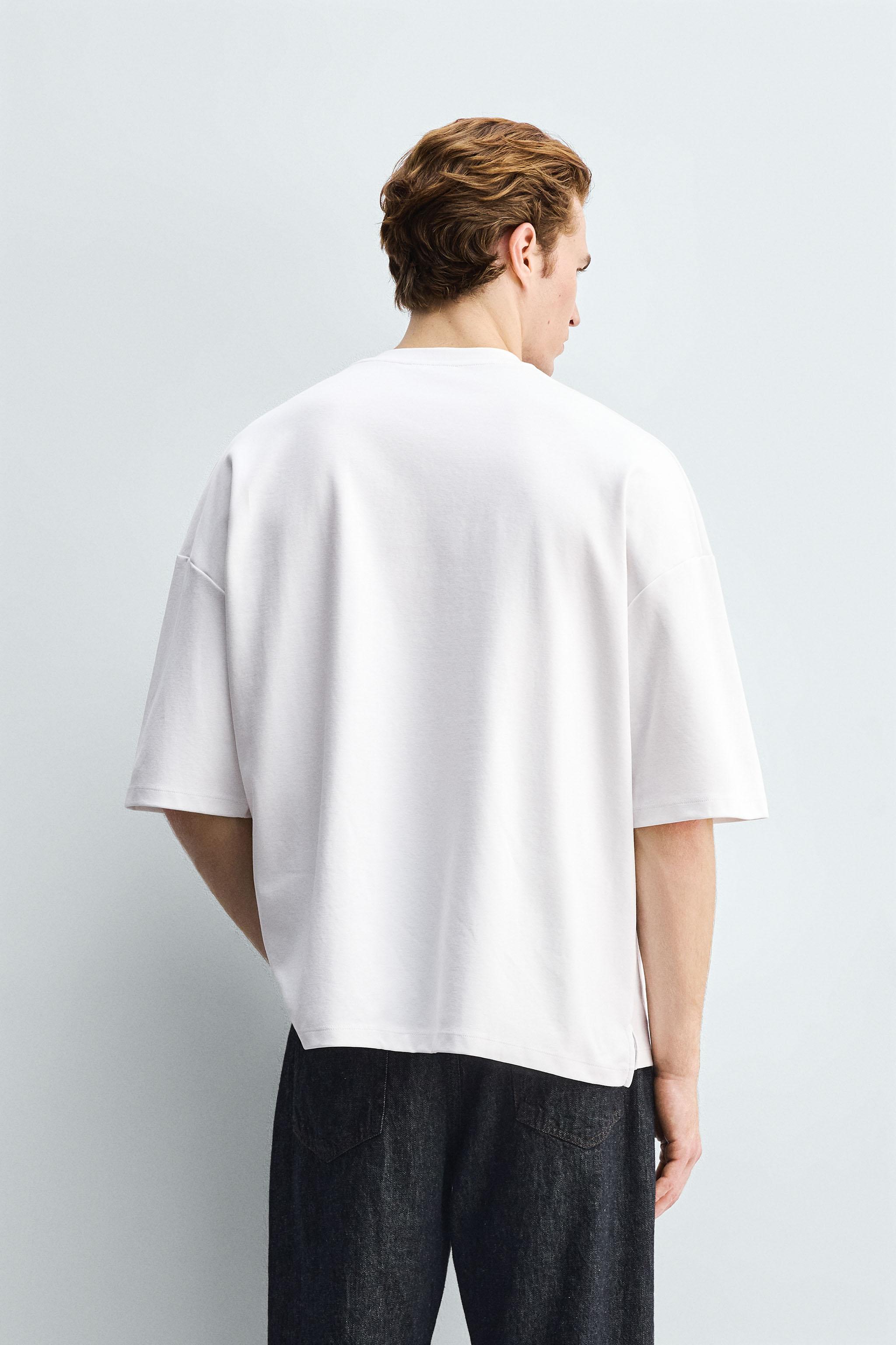 NEOPRENE EFFECT BOXY FIT T-SHIRT